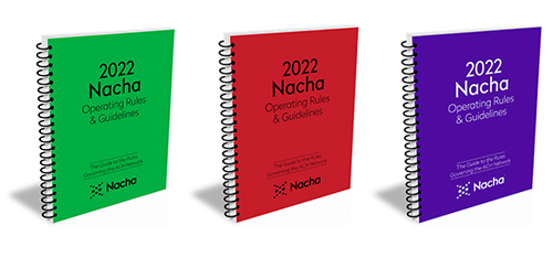 2022 Nacha Rules Color Choices