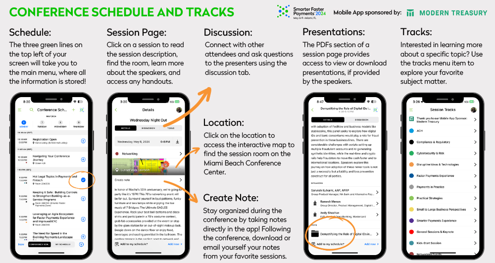 Conference Schedule and Tracks