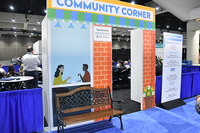 community corner area